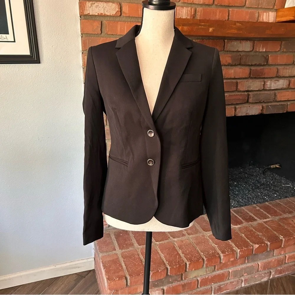 NWT J. Crew Original Schoolboy Blazer in Black Sz S